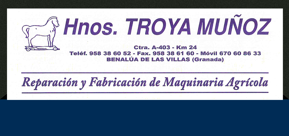 Maquinaría Hnos Troya Muñoz
