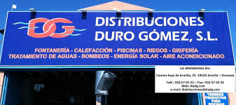 DISDG distribuciones de fontanería y climatización Duro Gómez en Granada
